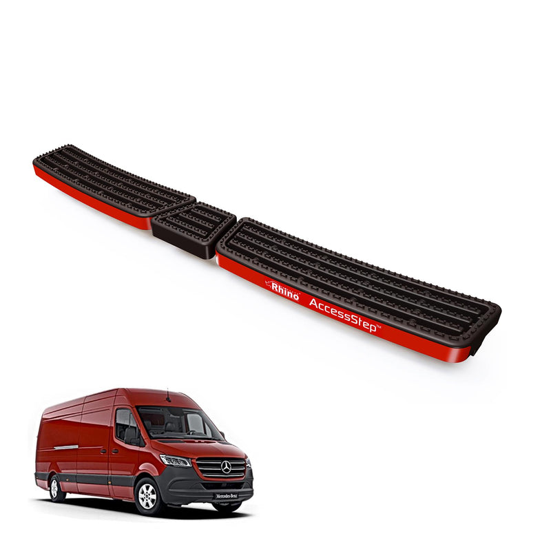 Mercedes Sprinter (2018-) Black Triple AccessStep - No Reverse Sensors