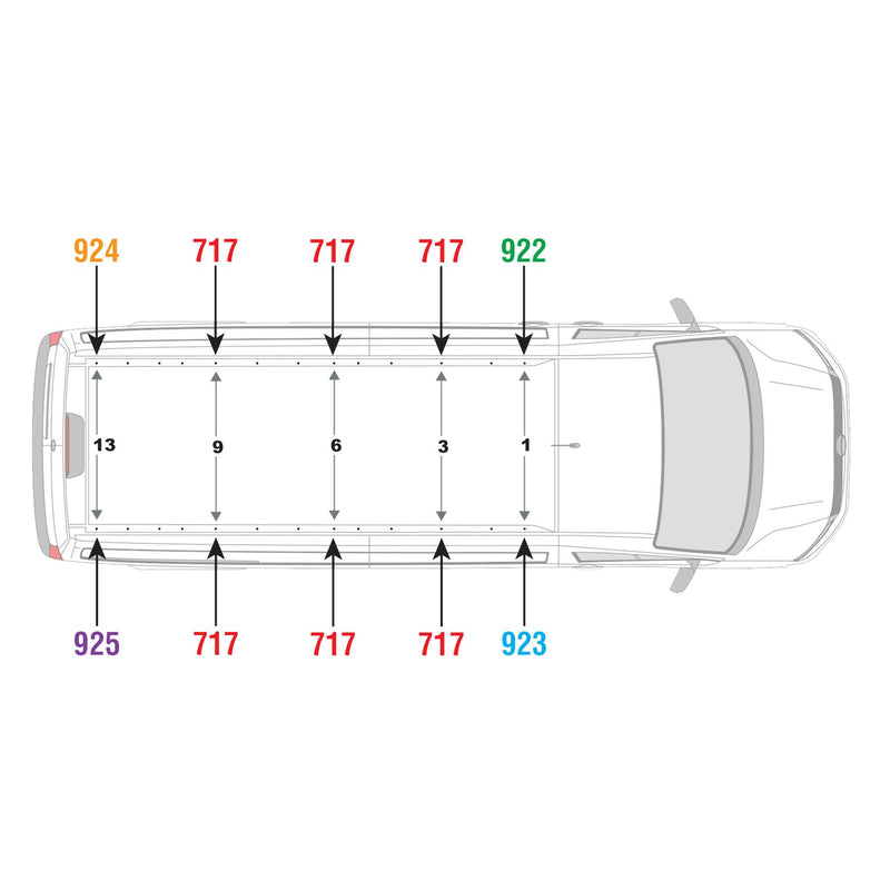 MAN TGE (2017-) - Van Guard Ulti Roof Rack