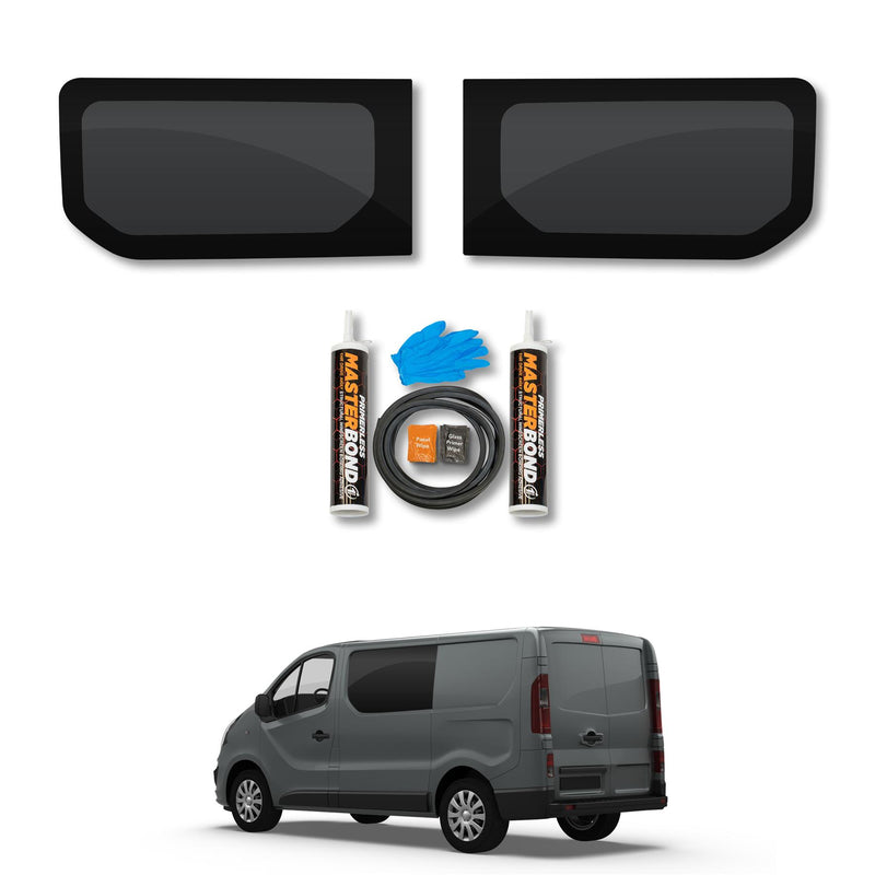 VD Glass - Nissan Primastar 2022- Lh Side Fixed + Rh Side Fixed Tint Fitting Kit