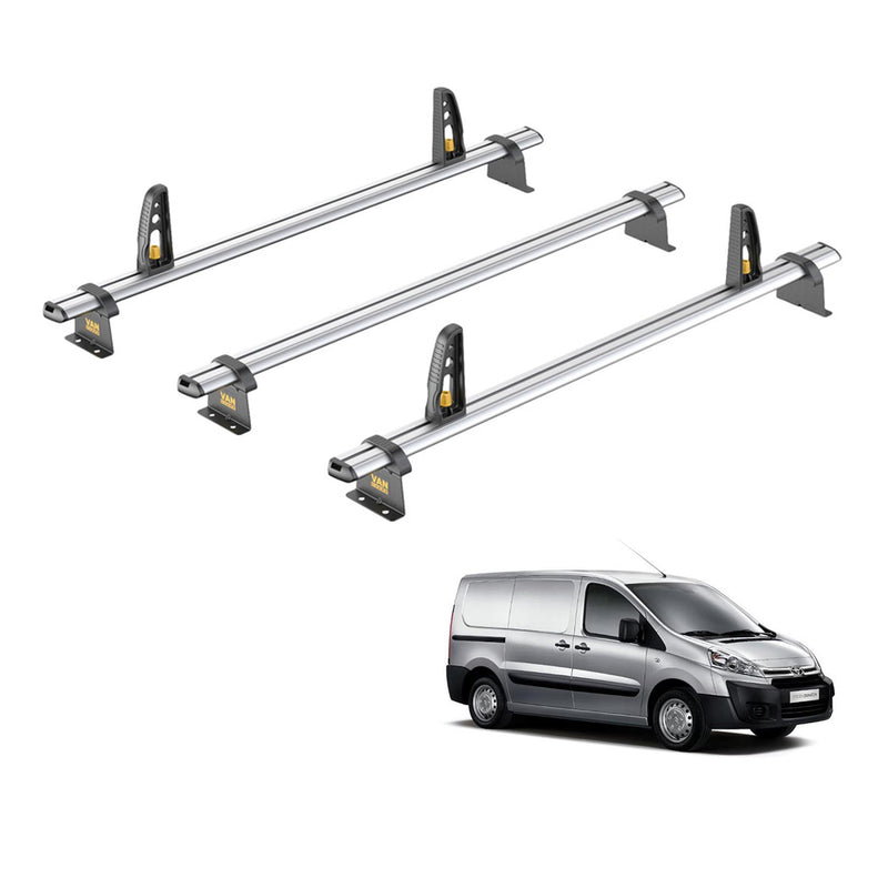 Toyota ProAce (2013-2016) - 3 Van Guard Ultibar Plus Roof Bars