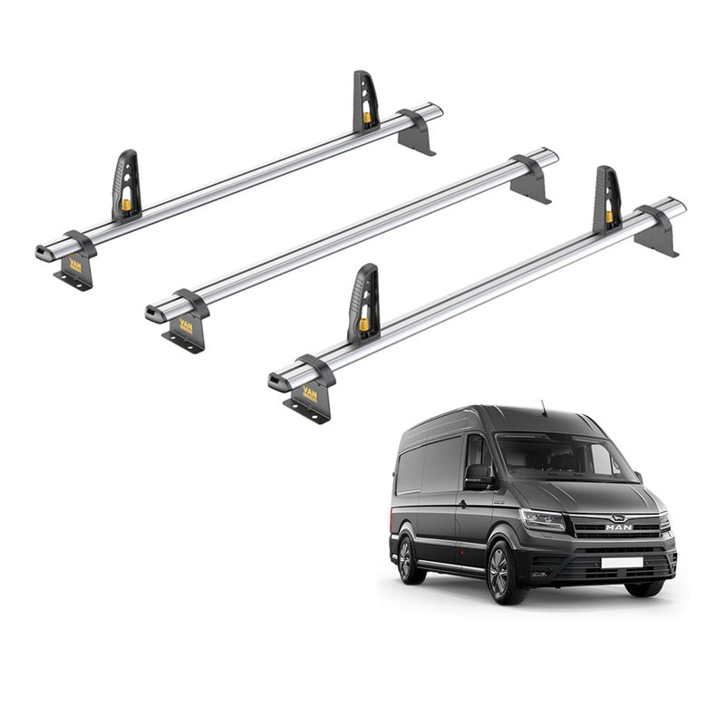MAN TGE (2017-) - 3 Van Guard Ultibar Plus Roof Bars