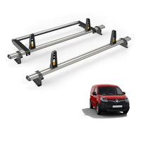 Renault Kangoo (2008-2021) - 2 Van Guard Ultibar Plus Roof Bars + Roller