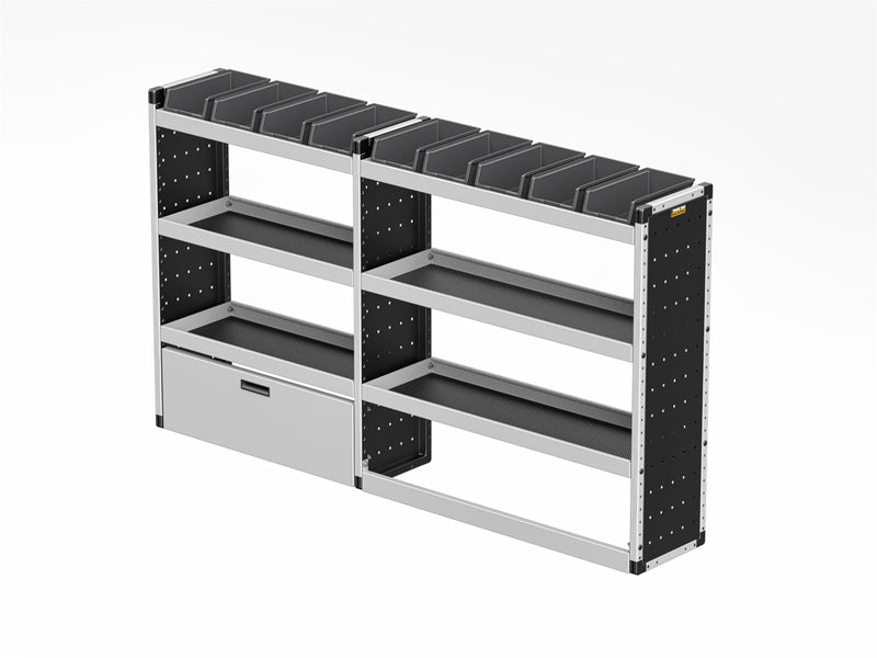Ford Transit Custom Van Guard Racking - Driver + Passenger Side [Silver Pack]