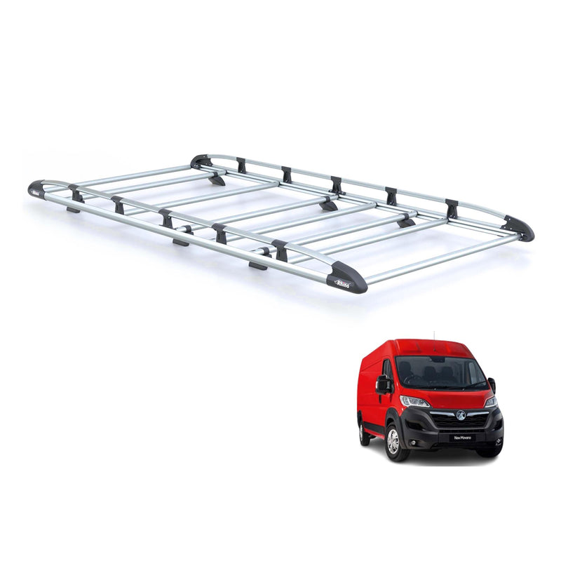 Vauxhall Movano (2021-) - Rhino KammRack Black Roof Rack
