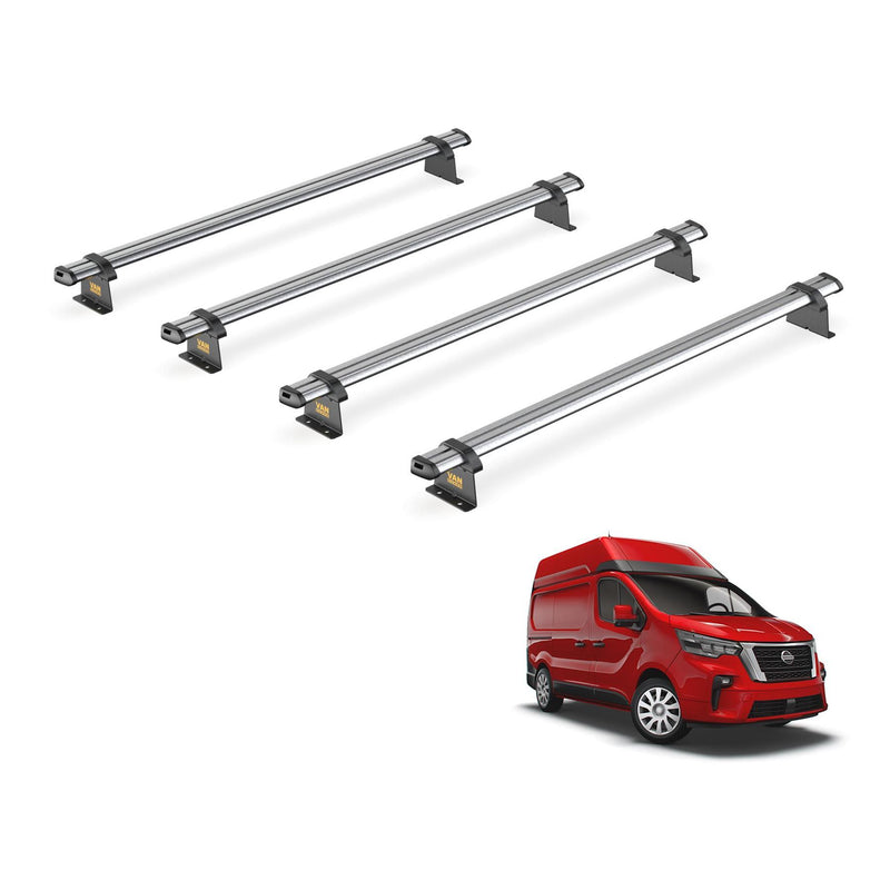 Nissan NV300 (2016-2021) - 4 Van Guard Ultibar Trade Roof Bars
