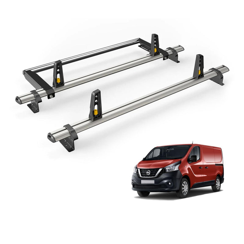 Nissan NV300 (2016-2021) - 2 Van Guard Ultibar Plus Roof Bars + Roller