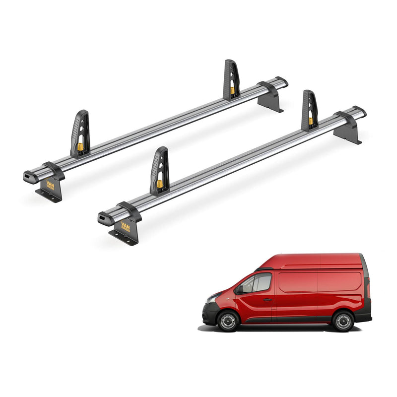 Vauxhall Vivaro Roof Rack for 2014-2019 High Roof 2 Bars Van Guard UltiBar Trade