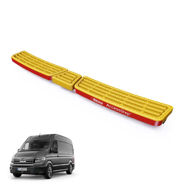MAN TGE (2017-) Yellow Triple AccessStep - No Reverse Sensors