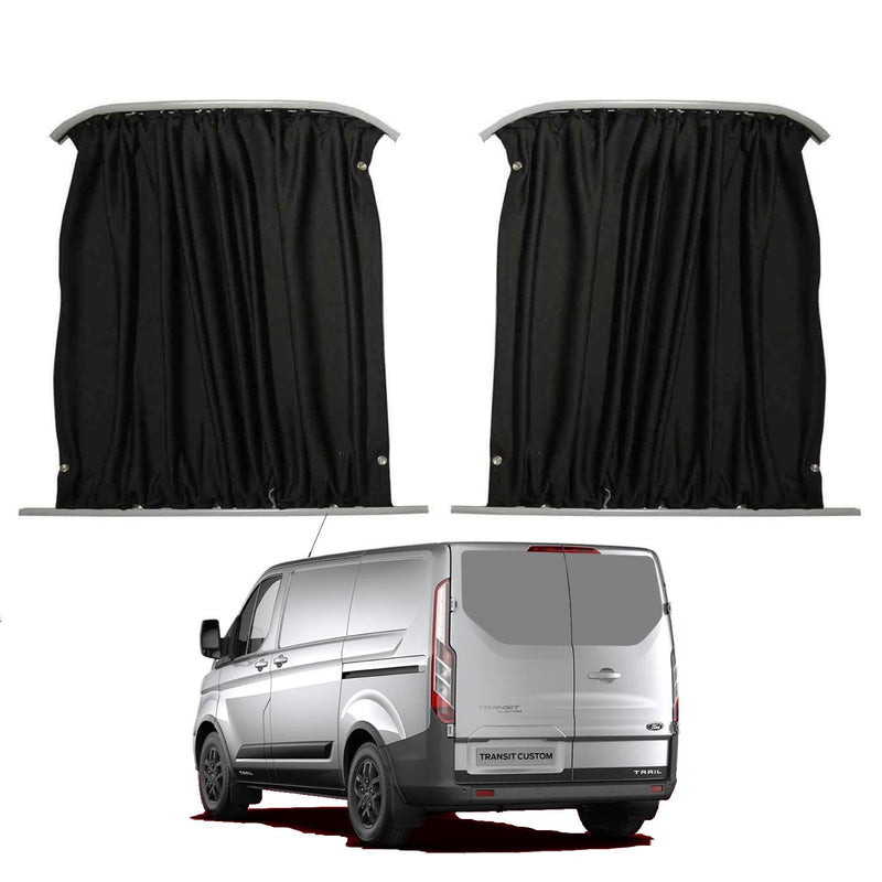 Rear Barn Door Black Curtain Kit