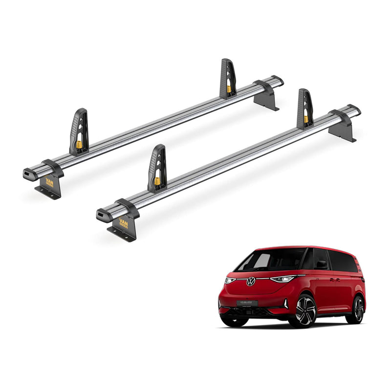 Van Guard Ulti Bar Trade + Loadstops 2 Bars Roof Rack For The VW Id Buzz 2022+