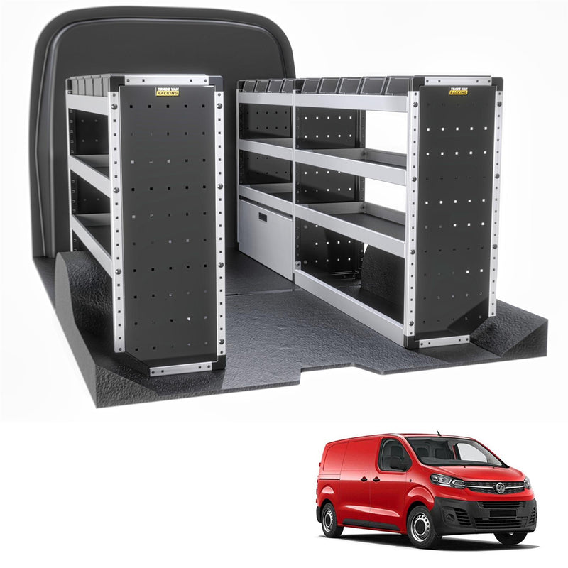 Vauxhall Vivaro Van Guard Racking - Driver + Passenger Side [Silver Pack]