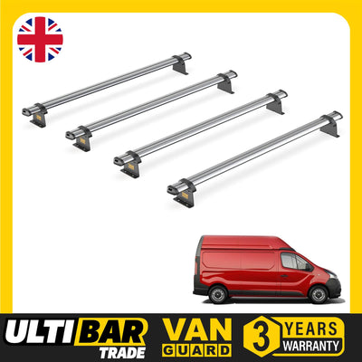 Van Guard Ulti Bar Trade 4 Bars Roof Rack For The Nissan Primastar 2022+