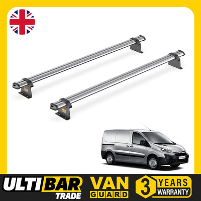 Toyota ProAce (2013-2016) - 2 Van Guard Ultibar Trade Roof Bars