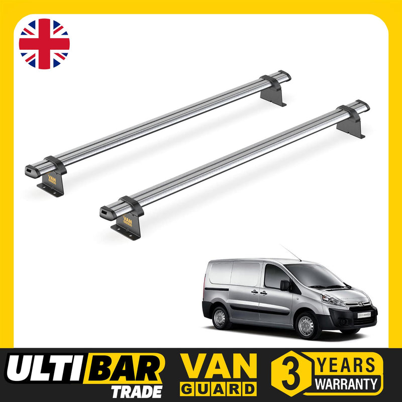 Toyota ProAce (2013-2016) - 2 Van Guard Ultibar Trade Roof Bars