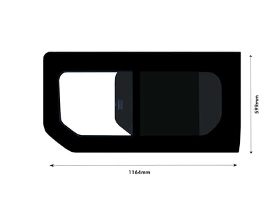 VD Glass - Renault Trafic 2014- Lh Side Open Tint