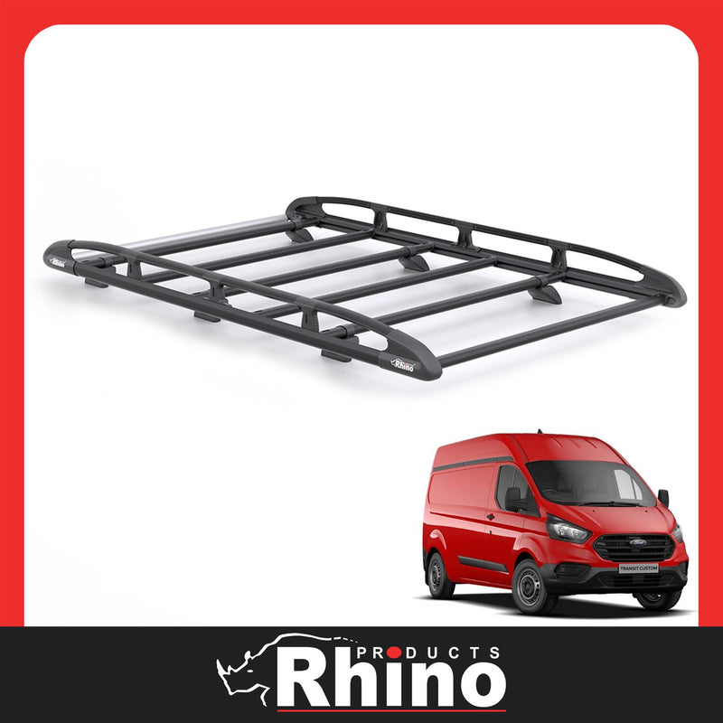 Ford Transit (2013-2024) Custom - Rhino KammRack Black Roof Rack