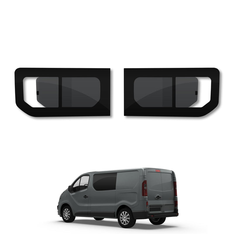 Nissan Primastar (2022-) Driver and Passenger Side Opening Window Privacy Camper Glass