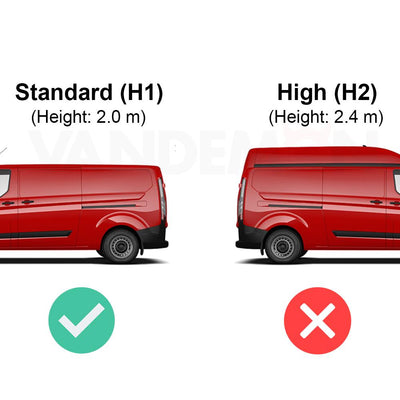 Ford Transit Custom Van Guard Racking - Driver + Passenger Side [Gold Pack]
