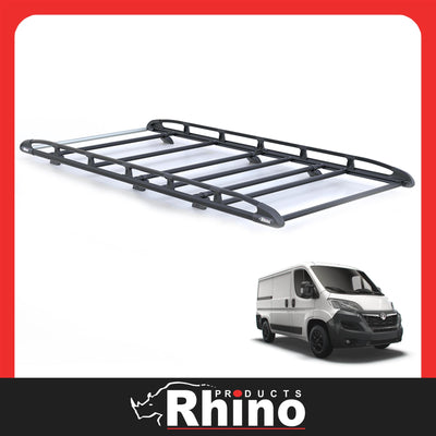 Vauxhall Movano (2021 onwards) - Rhino KammRack Black Roof Rack