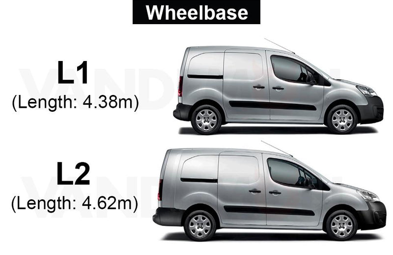 Peugeot Partner (2008-2018) - Rhino KammRack Roof Rack
