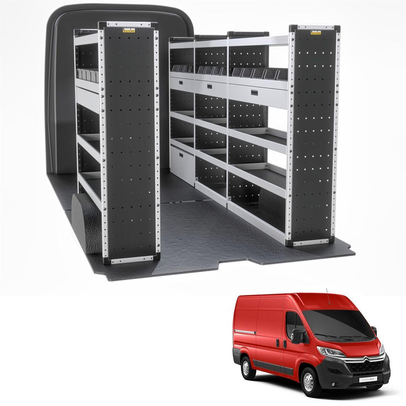 Citroen Relay Van Guard Racking - Driver + Passenger Side [Gold Pack]