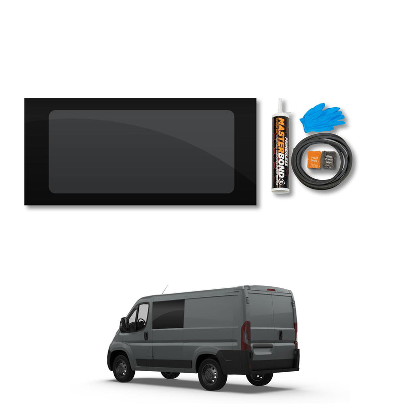 Vauxhall Movano (2021-) Passenger Side Fixed Window Privacy Camper Glass with Fitting Kit