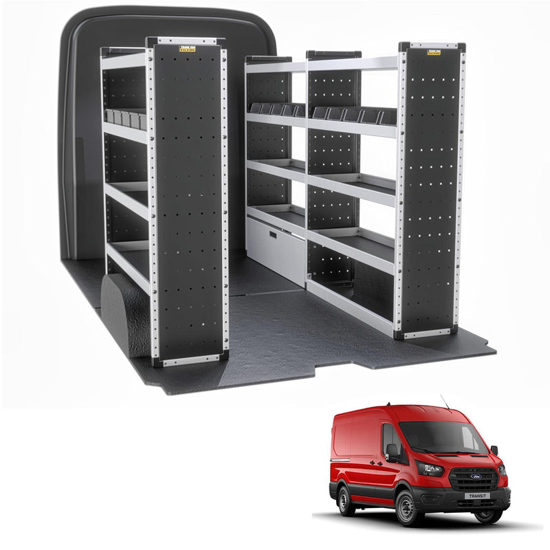 Ford Transit Van Guard Racking - Driver + Passenger Side [Silver Pack]