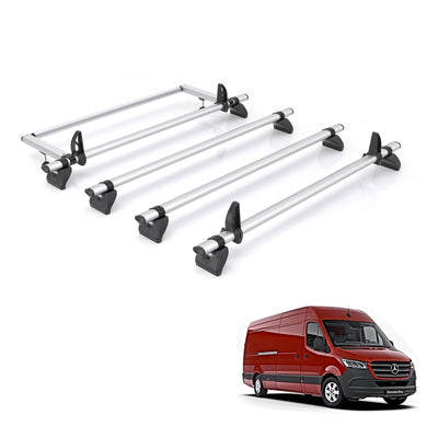 Mercedes Sprinter (2006-2018) - Rhino Kammbar Pro Roof Bars