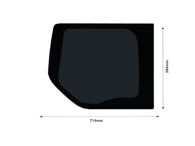 Ford Transit Custom 2013-2023 - Rear Door Tint Kit