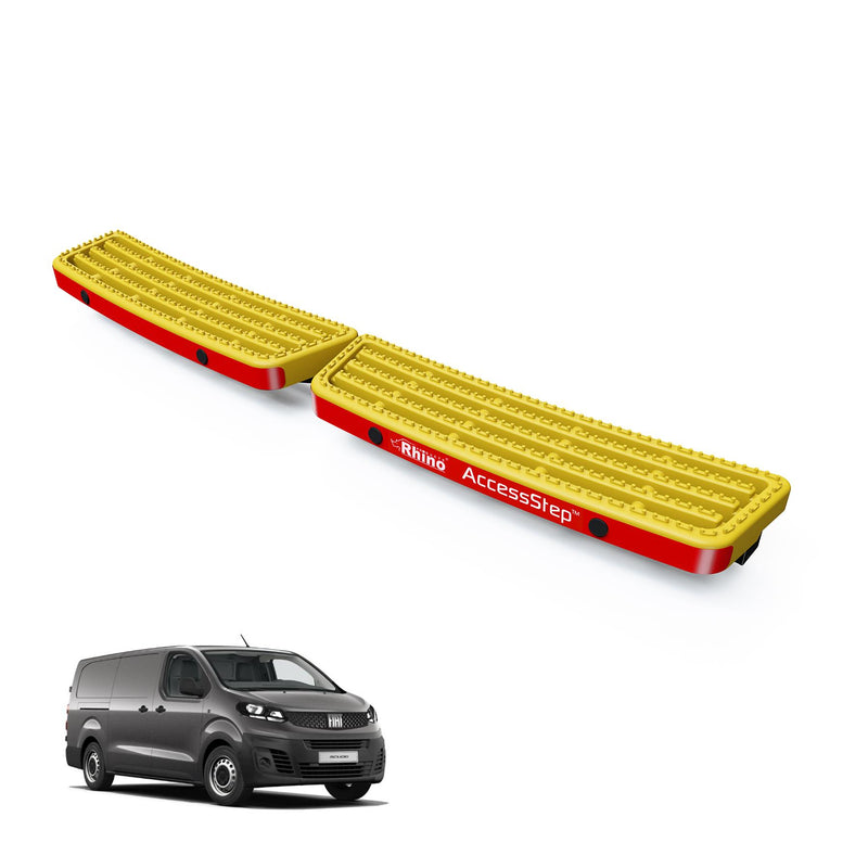 Fiat Scudo (2022-) Yellow Twin AccessStep - With Reverse Sensors