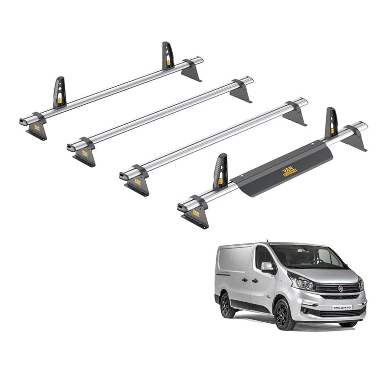 Fiat Talento (2016-2020) - 4 Van Guard Ultibar Plus Roof Bars
