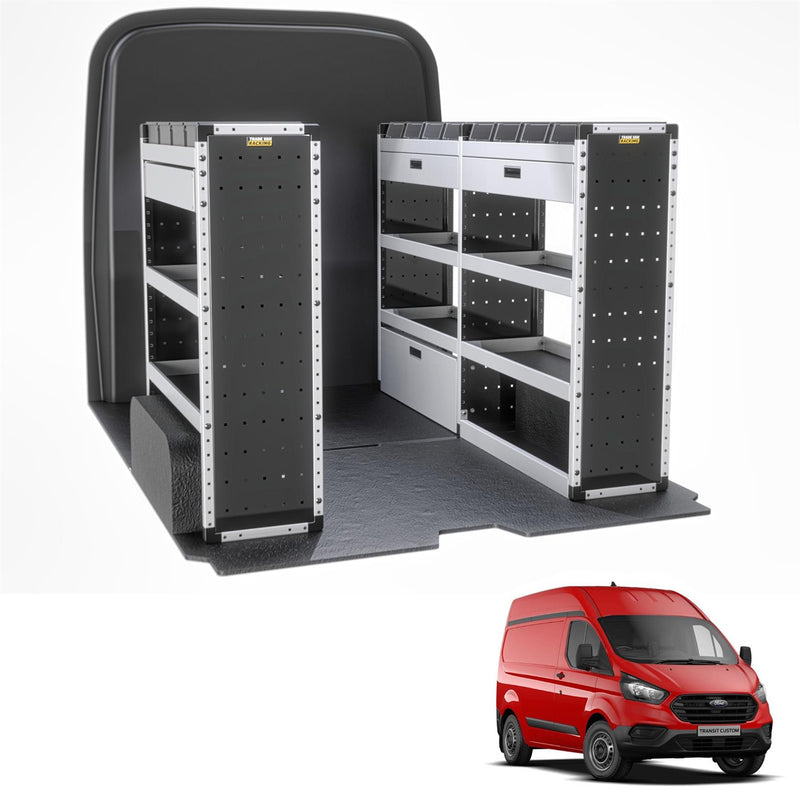 Ford Transit Custom Van Guard Racking - Driver + Passenger Side [Gold Pack]
