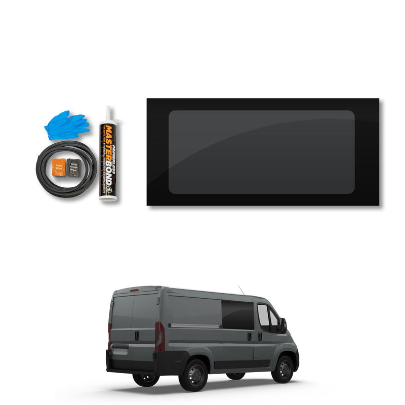 Toyota ProAce Max (2023-) Driver Side Fixed Window Privacy Camper Glass with Fitting Kit