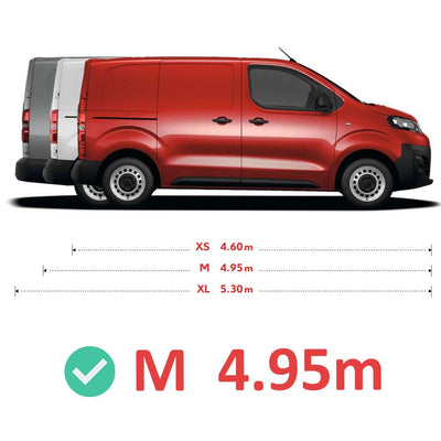 Citroen Dispatch (2016-) - 2 Van Guard Ultibar Plus Roof Bars