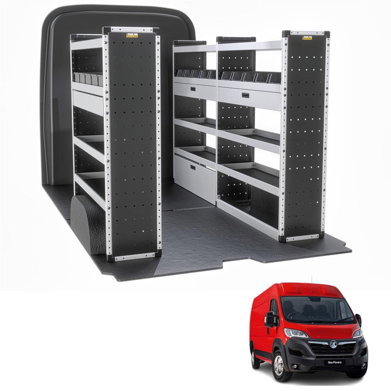 Vauxhall Movano Van Guard Racking - Driver + Passenger Side [Gold Pack]