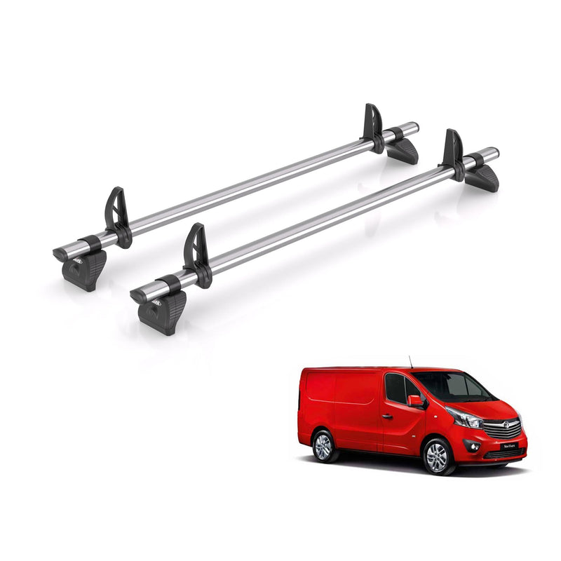 Vauxhall Vivaro Roof Rack Fits 2014-2019 Models 2x Roof Bars Rhino Kammbar Fleet