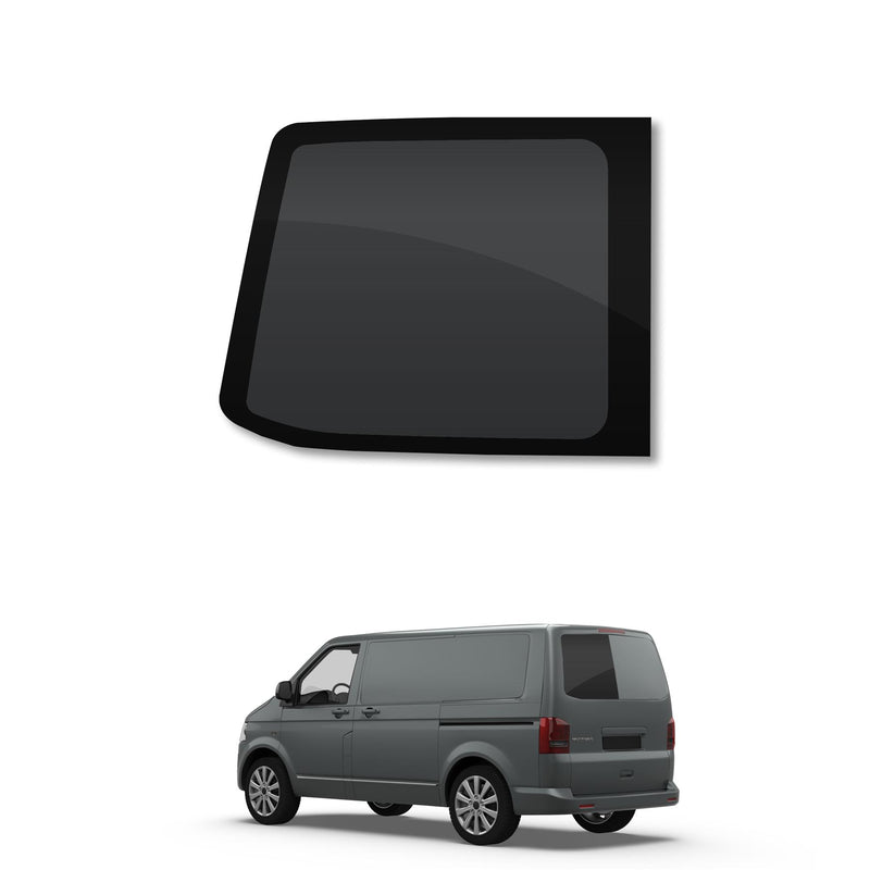 VW Transporter T5 (2003-2015) Rear Left Hand Side Barn Door Window Privacy Camper Glass