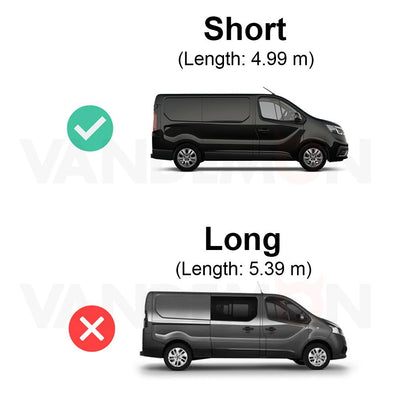Vauxhall Vivaro (2014-2019) - Rhino KammRack Black Roof Rack