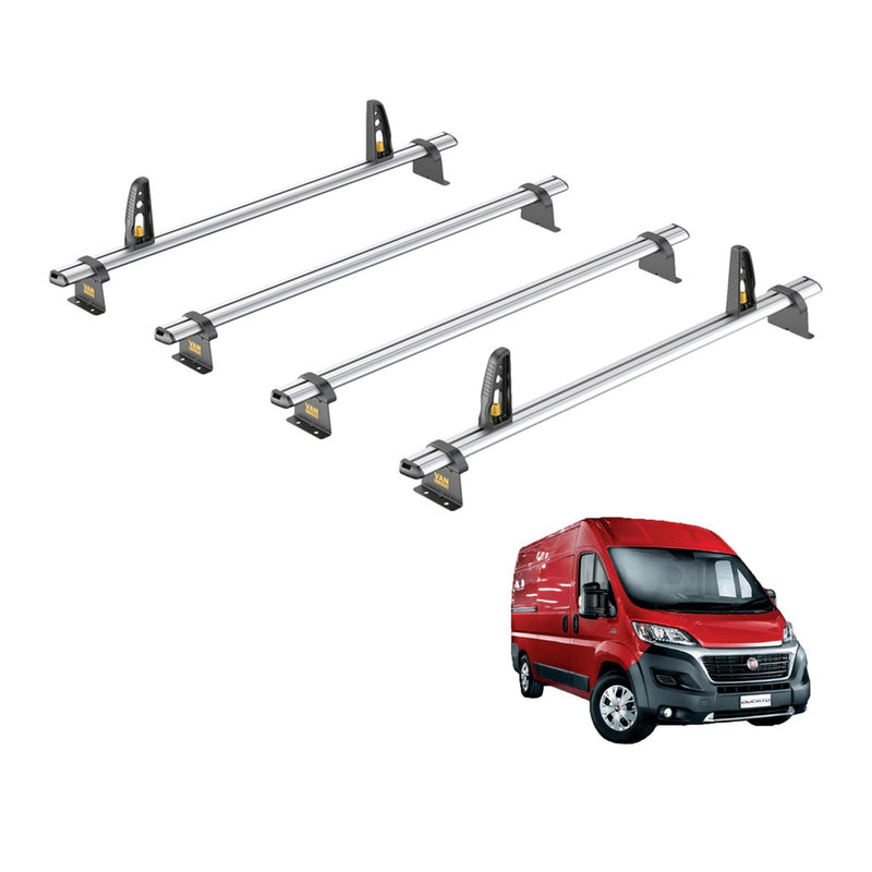 Fiat Ducato (2006-) - 4 Van Guard Ultibar Plus Roof Bars