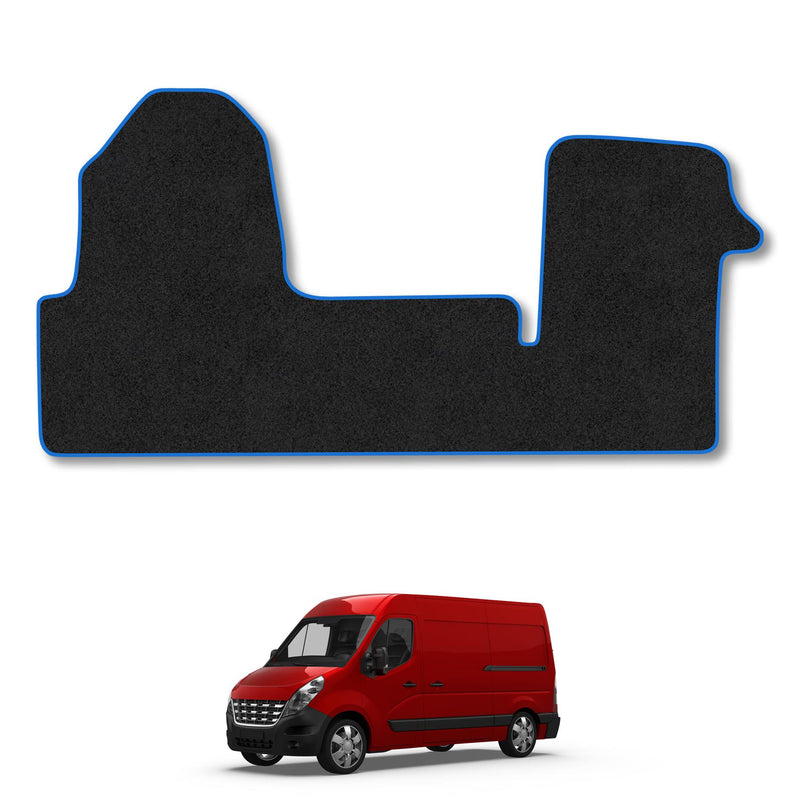 Renault Master (2010-2022) Carpet Floor Mat Blue Trim