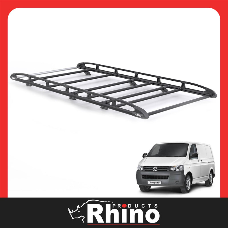 VW Transporter (2003-2015) - Rhino KammRack Black Roof Rack