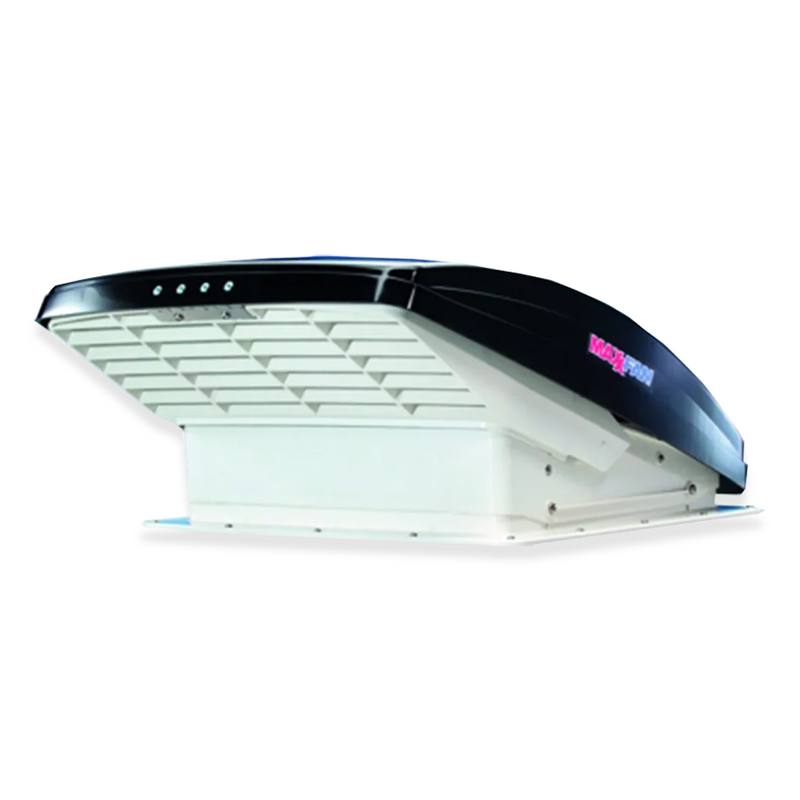 MaxxFan Deluxe Roof Fan With Remote - Smoke (350 x 350mm)