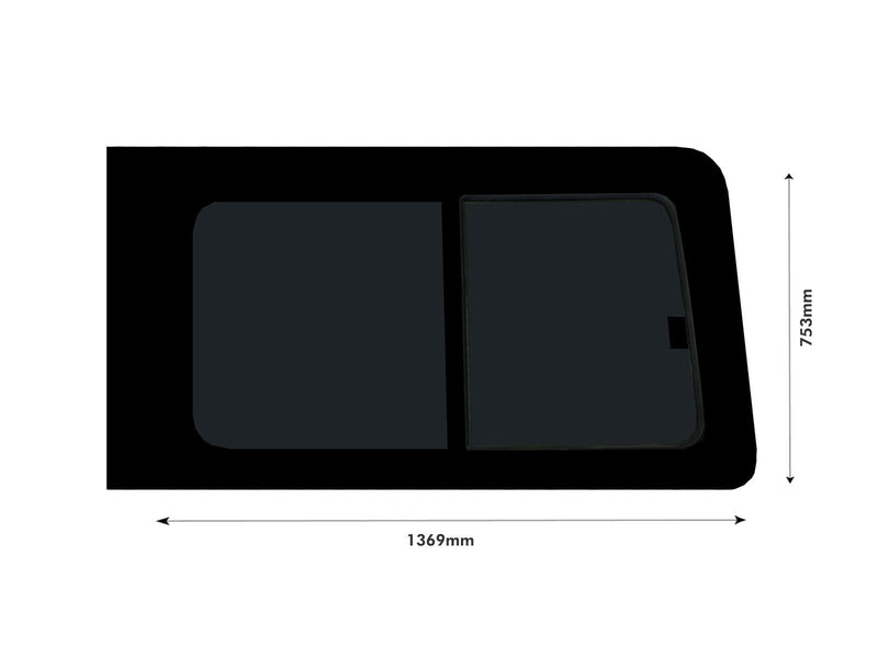 VD Glass - Ford Transit 2014- Rh Side Open Tint