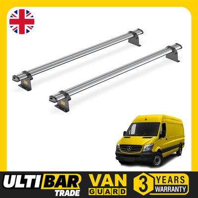 Mercedes Sprinter - 2 Van Guard Ultibar Trade Roof Bars