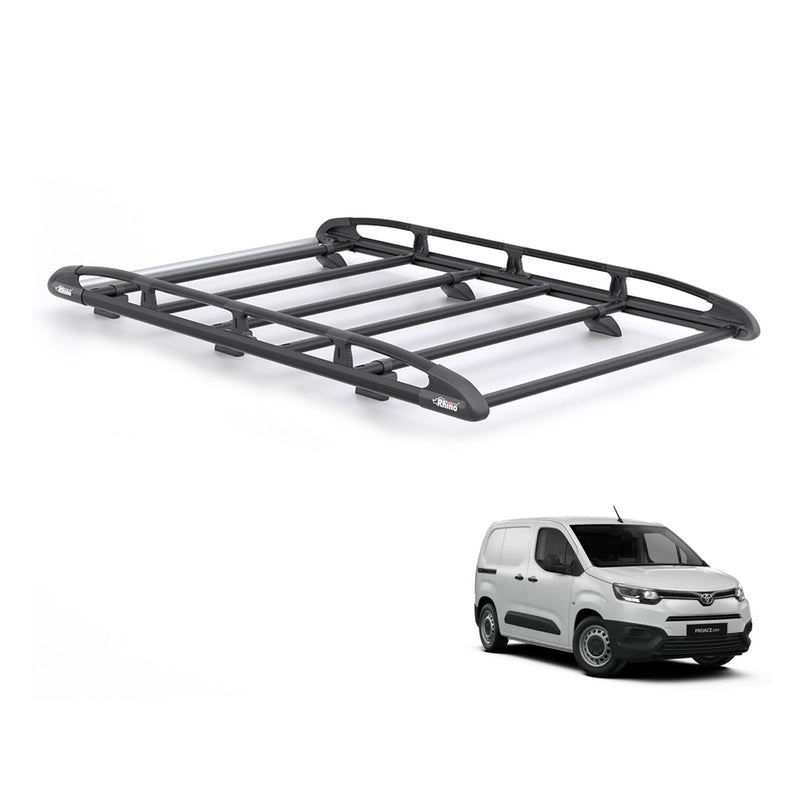 Toyota Proace (2020-) City - Rhino KammRack Black Roof Rack
