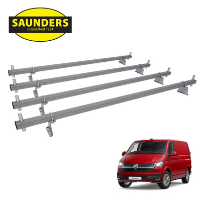 Saunders VW Transporter Roof Rack 4 Bar (Swb)