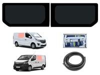 VD Glass - Vauxhall Vivaro 2014-2019 - Lh Side Fixed + Rh Side Fixed Tint Kit