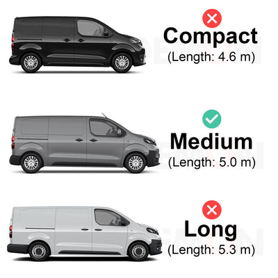 Toyota ProAce (2016-2024) - 2 Van Guard Ultibar Trade Roof Bars