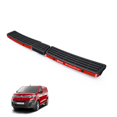 Citroen Dispatch (2016-) Black Triple AccessStep - With Reverse Sensors