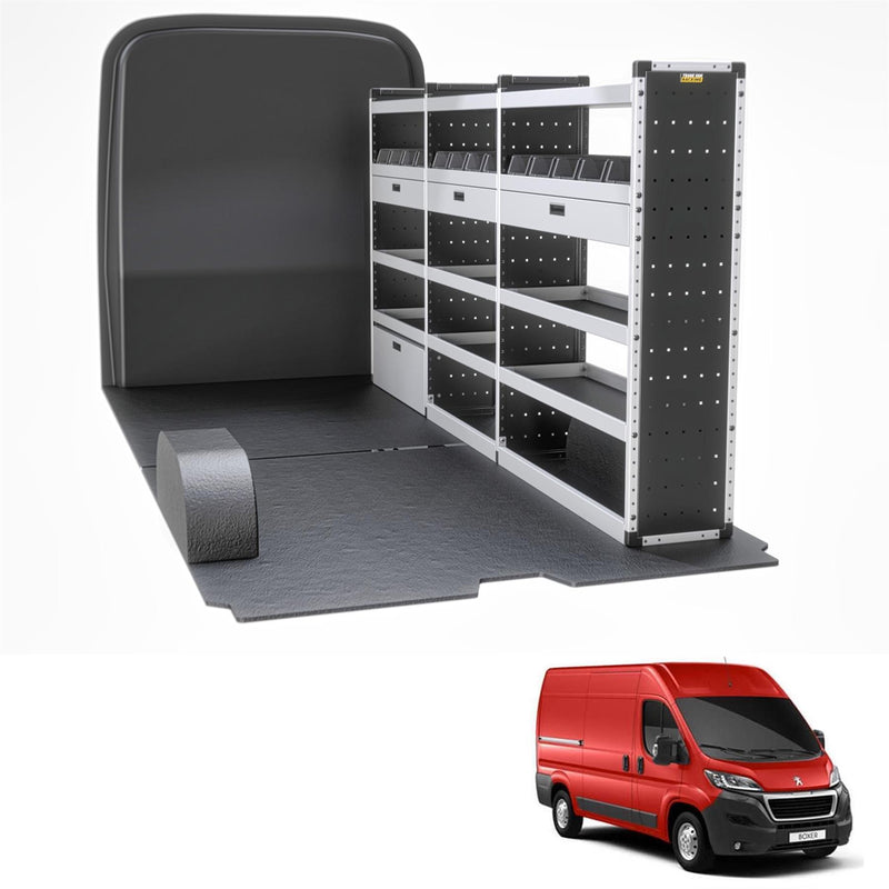 Peugeot Boxer Van Guard Racking - Driver Side [Gold Pack]